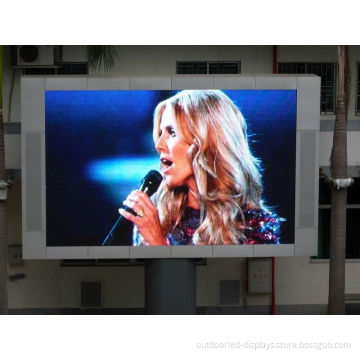 High Definition Dip P6 Outdoor Advertising Led Display Panel 1r1g1b , 27778dots/sqm